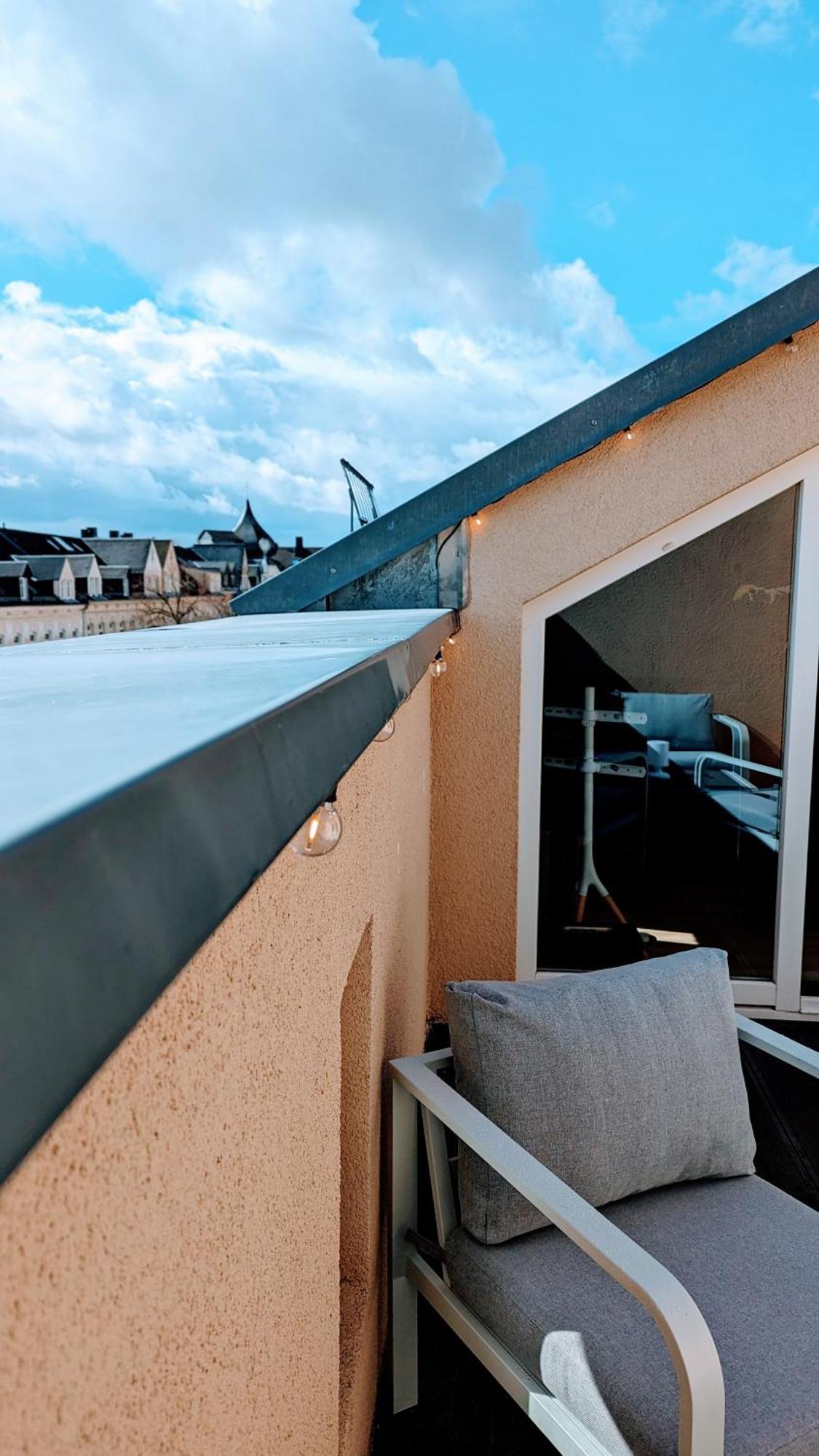 Rooftop Art Apartment, E-Roller,Ausblick,Wlan,Tv 켐니츠 외부 사진
