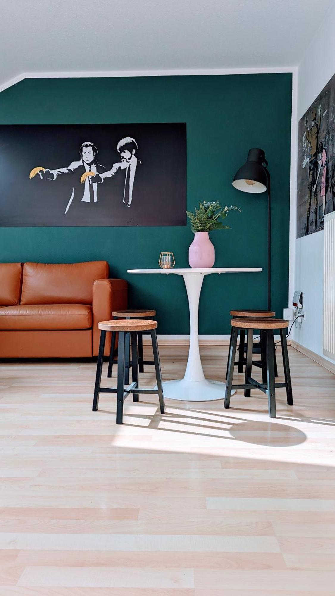 Rooftop Art Apartment, E-Roller,Ausblick,Wlan,Tv 켐니츠 외부 사진