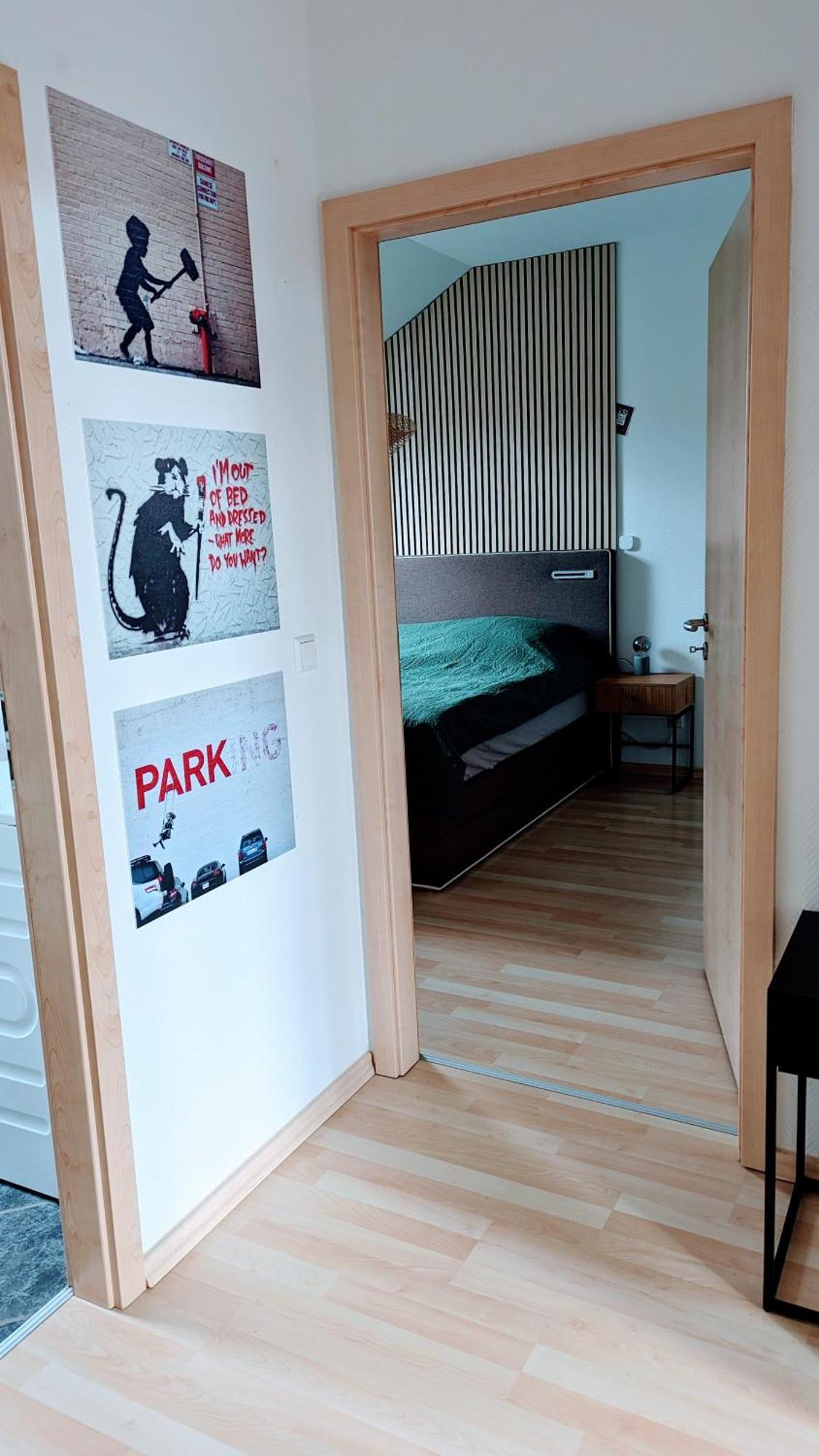 Rooftop Art Apartment, E-Roller,Ausblick,Wlan,Tv 켐니츠 외부 사진