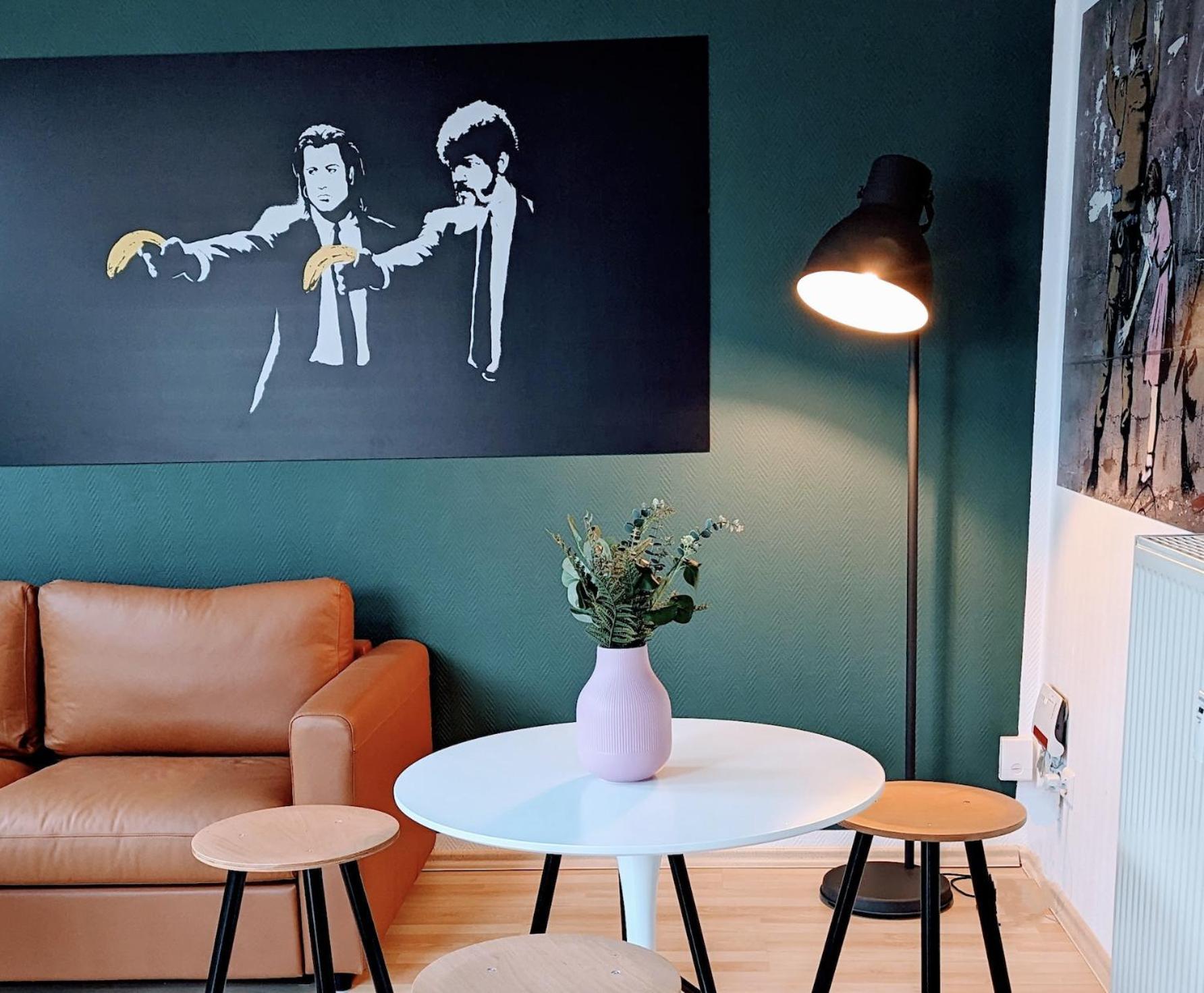 Rooftop Art Apartment, E-Roller,Ausblick,Wlan,Tv 켐니츠 외부 사진
