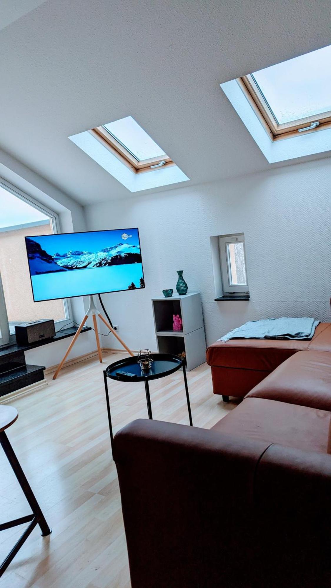 Rooftop Art Apartment, E-Roller,Ausblick,Wlan,Tv 켐니츠 외부 사진