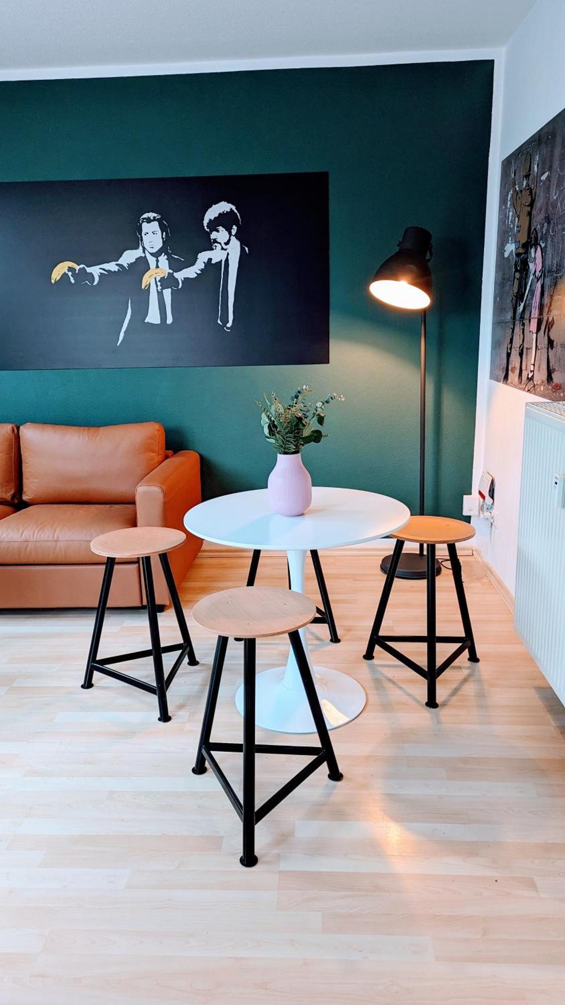Rooftop Art Apartment, E-Roller,Ausblick,Wlan,Tv 켐니츠 외부 사진